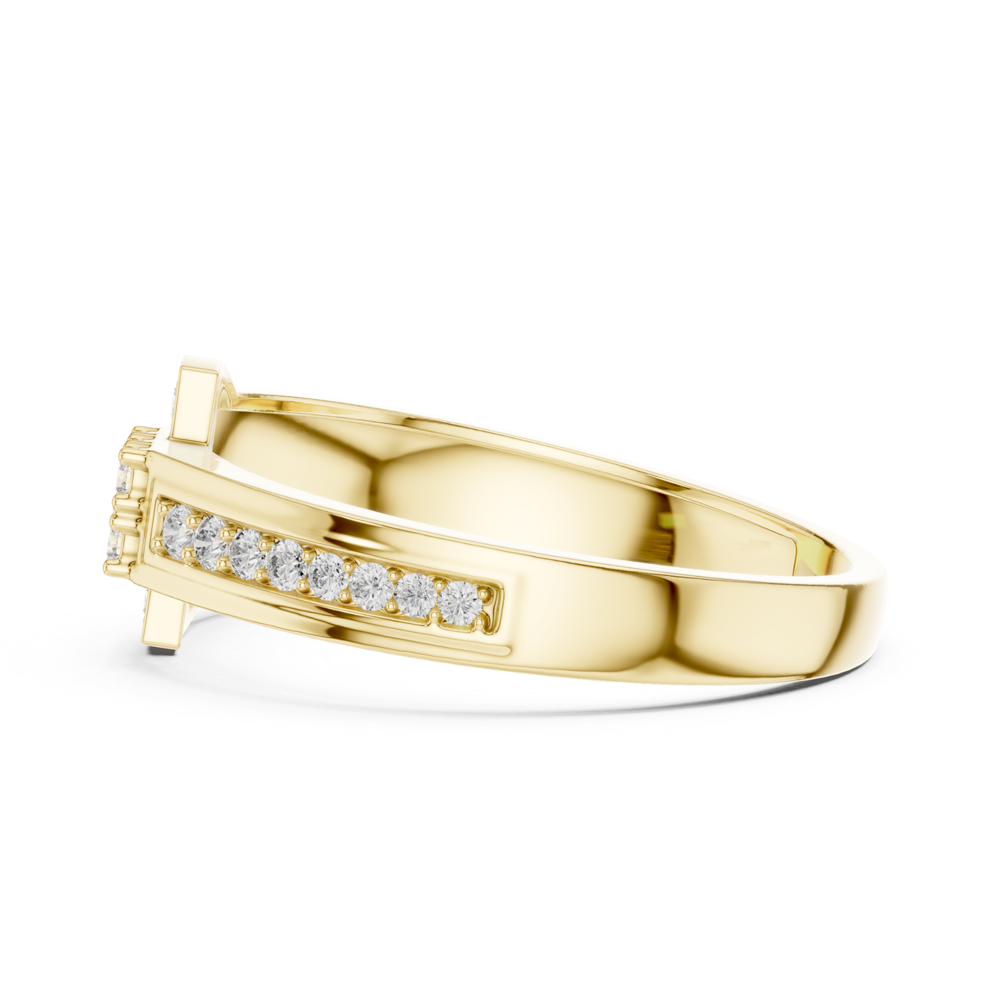 Side view yellow gold diamond ring band design
Yellow gold diamond ring profile view style
Side angle diamond band ring design detail
Yellow gold ring with channel set diamonds setting
Profile view yellow gold diamond ring design
Side perspective diamond band ring style detail
Yellow gold diamond accent ring side view design
Angled profile yellow gold ring with diamonds style
Side detail yellow gold diamond band ring design
Yellow gold diamond ring shank side view detail