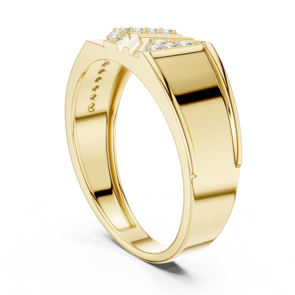 Yellow gold diamond statement ring side view
Side profile yellow gold geometric diamond ring
Yellow gold wide band ring side perspective
Modern yellow gold fashion ring side detail
Yellow gold polished statement ring profile
Contemporary yellow gold diamond ring side angle
Bold yellow gold geometric band side view
Yellow gold luxury ring rear side profile
Elegant yellow gold statement band perspective
Yellow gold designer ring with side details