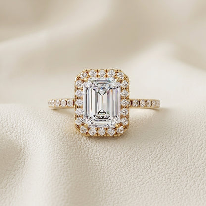 Yellow Gold Emerald Cut Halo Diamond Ring
Emerald Cut Diamond Halo Ring in Yellow Gold
Yellow Gold Halo Ring with Emerald Diamond
Emerald Diamond Ring with Halo Setting
Yellow Gold Emerald Cut Diamond Engagement Ring
Halo Set Emerald Diamond Gold Ring
Yellow Gold Rectangular Halo Diamond Ring
Emerald Cut Center Diamond Halo Ring
Fine Yellow Gold Emerald Diamond Ring
Yellow Gold Diamond Halo Statement Ring