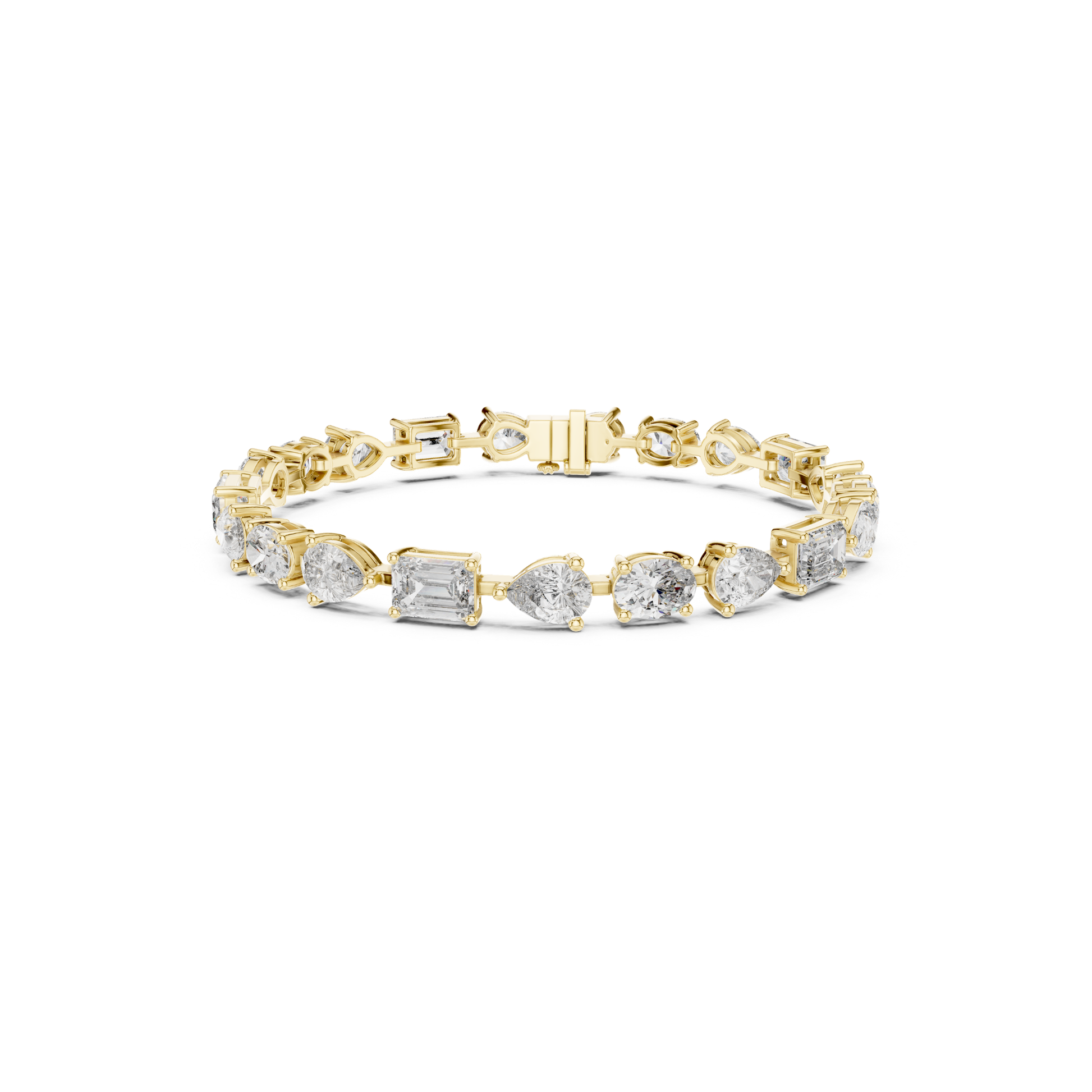 Yellow gold emerald oval pear diamond tennis bracelet
Mixed shape diamond bracelet with emerald oval pear cuts
Yellow gold bracelet featuring pear and oval diamonds
Emerald cut oval cut pear diamond bracelet
Yellow gold multi shape diamond line bracelet
Designer diamond bracelet with mixed shapes
Yellow gold bracelet with emerald oval pear stones
Multi cut diamond tennis bracelet in yellow gold
Pear oval emerald diamond bracelet design
Yellow gold mixed shape diamond bracelet