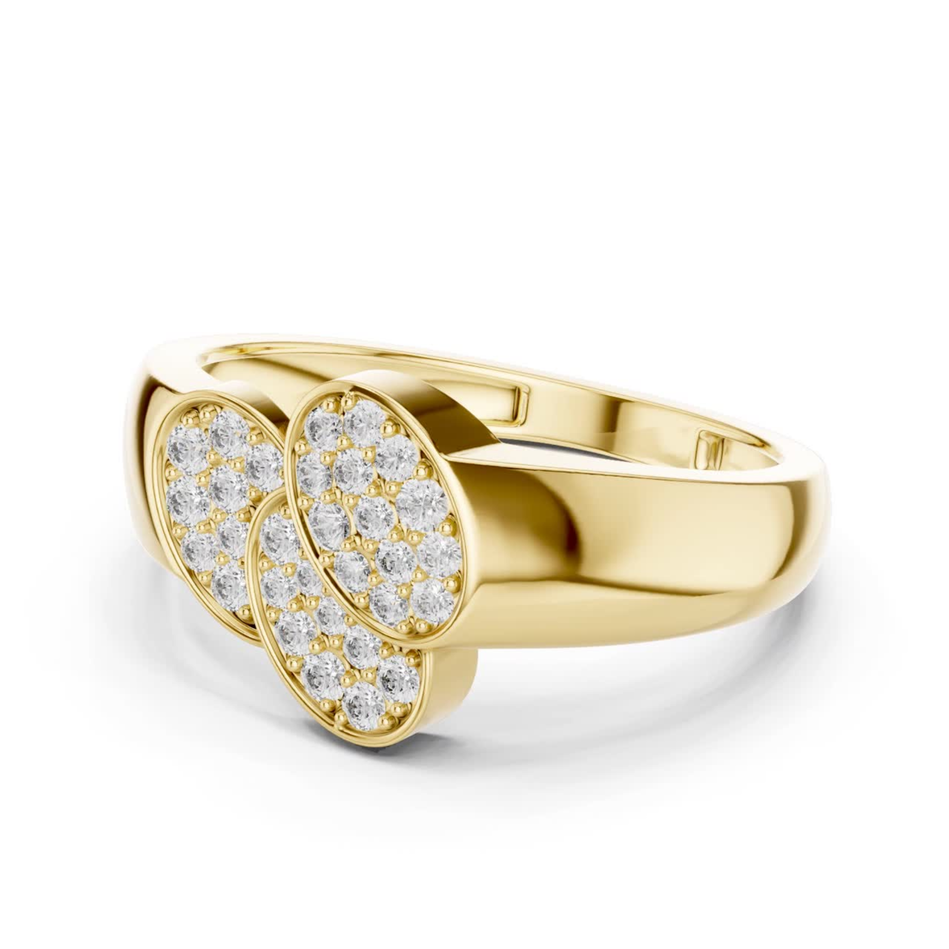 Side angle yellow gold floral cluster diamond ring
Yellow gold flower diamond ring perspective view
Angled floral cluster diamond ring design detail
Yellow gold diamond flower ring side profile
Contemporary floral diamond ring angled view
Yellow gold cluster flower ring setting detail
Side perspective yellow gold diamond floral ring
Round diamond flower cluster ring profile style
Yellow gold statement floral ring angled design
Angled view yellow gold flower diamond ring