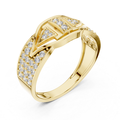 Angled view yellow gold geometric diamond ring
Yellow gold round diamond ring perspective view
Yellow gold statement ring with round diamonds
Geometric yellow gold diamond ring angled profile
Modern yellow gold round diamond fashion ring
Yellow gold designer ring with diamond accents
Luxury yellow gold geometric diamond band ring
Round diamond yellow gold ring diagonal view
Yellow gold architectural style diamond ring
Wide band yellow gold diamond ring perspective