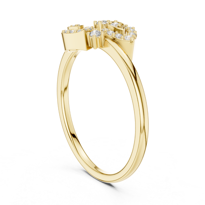 Side view yellow gold infinity leaf diamond ring
Yellow gold open leaf diamond ring profile angle
Modern yellow gold infinity style diamond ring
Yellow gold curved leaf motif diamond band
Elegant yellow gold pave diamond leaf ring side
Yellow gold marquise leaf design ring profile
Contemporary yellow gold nature inspired diamond ring
Yellow gold flowing leaf diamond band side view
Minimal yellow gold openwork leaf diamond ring
Yellow gold infinity leaf diamond ring profile