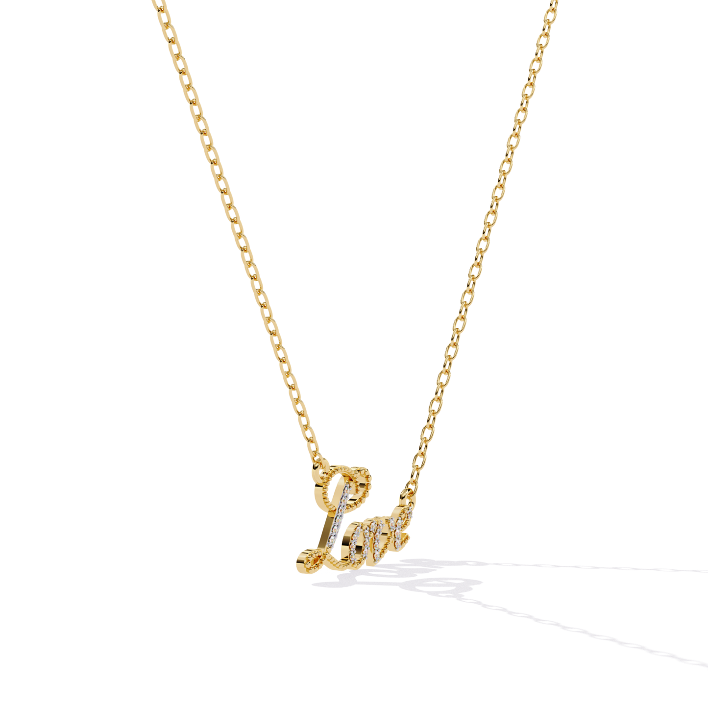 Yellow Gold Love Diamond Name Necklace Side Angle View
Side Angle Love Diamond Name Necklace
Yellow Gold Love Script Necklace Side Angle
Diamond Love Name Necklace Angle View
Love Letter Diamond Necklace Side Angle
Yellow Gold Cursive Love Necklace Profile
Elegant Love Diamond Necklace Side Angle
Gold Love Script Pendant Angle View
Yellow Gold Diamond Love Necklace Profile
Side Angle Love Letter Diamond Necklace