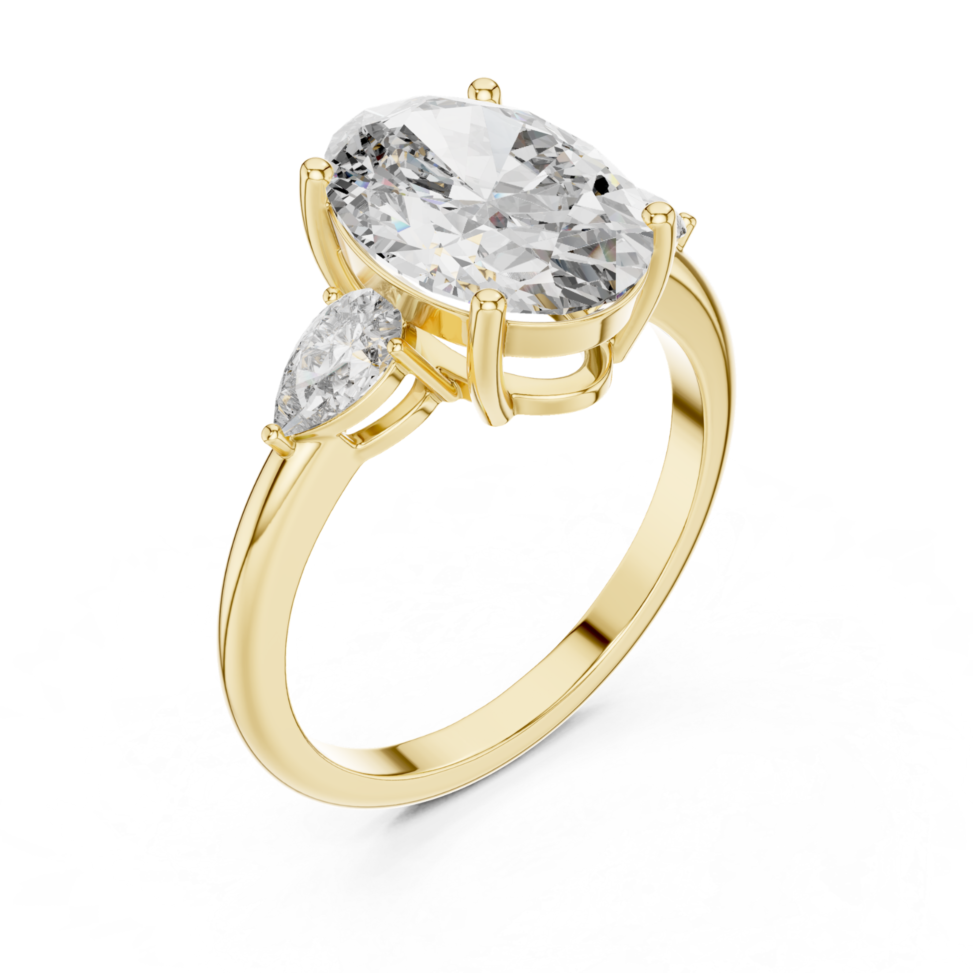 Yellow gold oval diamond ring angled view
Angled view of yellow gold oval diamond ring
Yellow gold oval cut diamond engagement ring
Oval diamond ring with marquise side stones
Yellow gold oval center diamond ring
Yellow gold oval solitaire ring with side diamonds
Oval cut diamond ring in yellow gold
Yellow gold oval diamond ring with marquise accents
Yellow gold three stone oval diamond ring
Yellow gold oval engagement ring angle