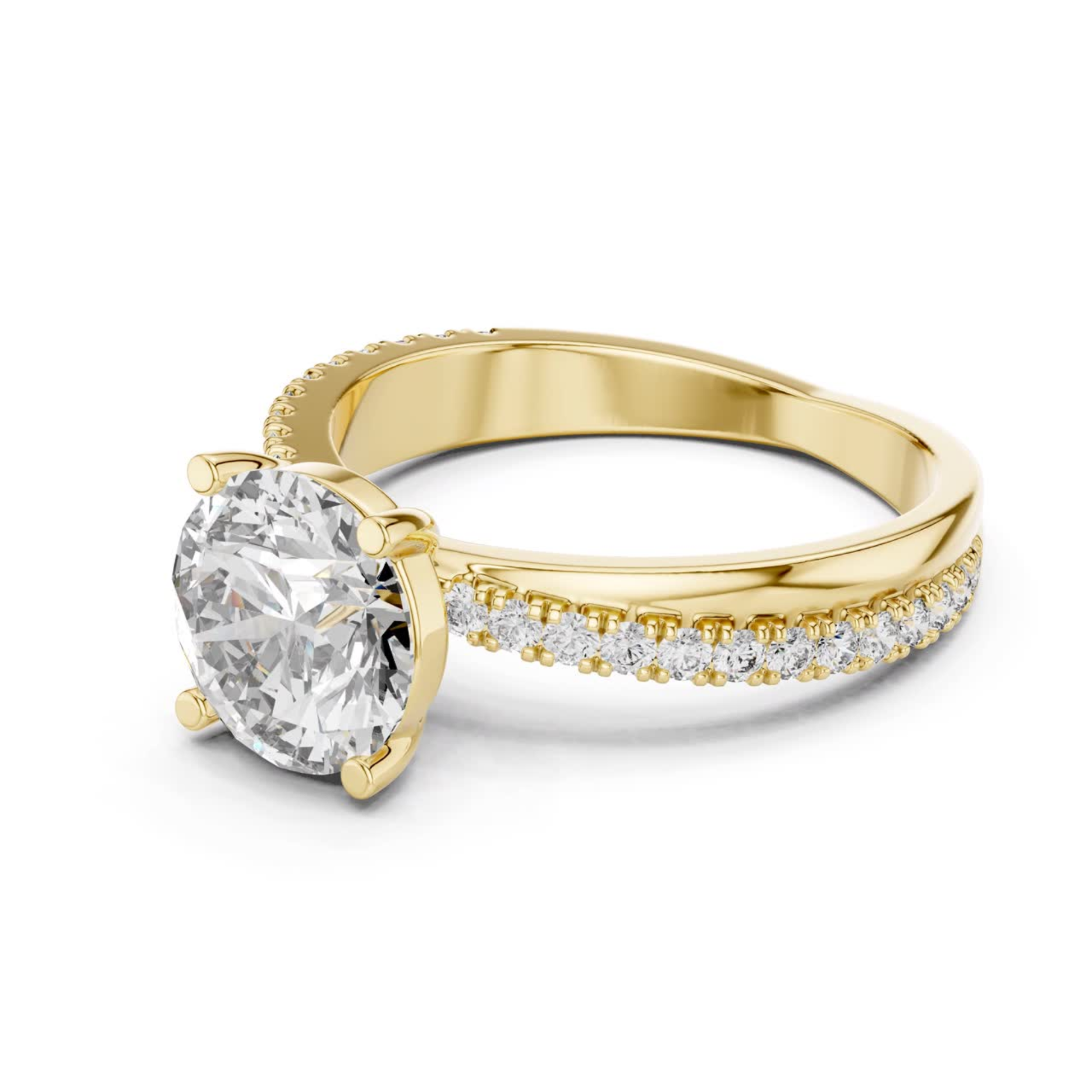 Oval diamond ring in yellow gold with split shank pave band
Yellow gold oval solitaire ring with pave diamonds
Oval cut diamond ring in yellow gold
Yellow gold diamond ring with split band
Classic oval diamond engagement ring in gold
Yellow gold ring with oval center diamond
Four prong oval diamond ring with pave band
Elegant yellow gold split shank diamond ring
Minimal oval diamond ring in yellow gold
Yellow gold pave diamond engagement ring