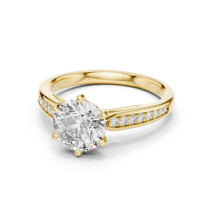 Yellow Gold Round Brilliant Diamond Pave Solitaire Ring
Round Cut Diamond Ring with Pave Set Band
Yellow Gold Diamond Ring with Sparkling Accents
Fine Jewelry Round Diamond Ring in Gold
Yellow Gold Classic Pave Diamond Ring Design
Elegant Round Diamond Ring with Gold Band
Yellow Gold Luxury Diamond Jewelry Ring
Premium Round Cut Diamond Ring in Gold
Yellow Gold Diamond Ring with Delicate Pave
Timeless Round Brilliant Diamond yellow Gold Ring