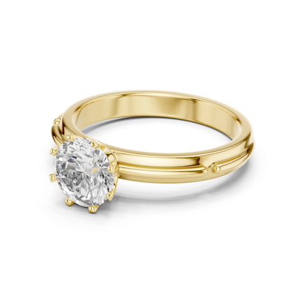 Yellow gold round diamond solitaire ring angle view
Round cut diamond solitaire ring yellow gold angle
Yellow gold diamond ring round cut stone angle
Classic solitaire round diamond ring yellow gold angle
Yellow gold engagement ring round diamond side view
Round diamond prong ring yellow gold angle view
Yellow gold single stone diamond ring angle view
Round cut diamond ring gold band side angle
Yellow gold round diamond ring solitaire side view
Classic round diamond ring yellow gold angle view