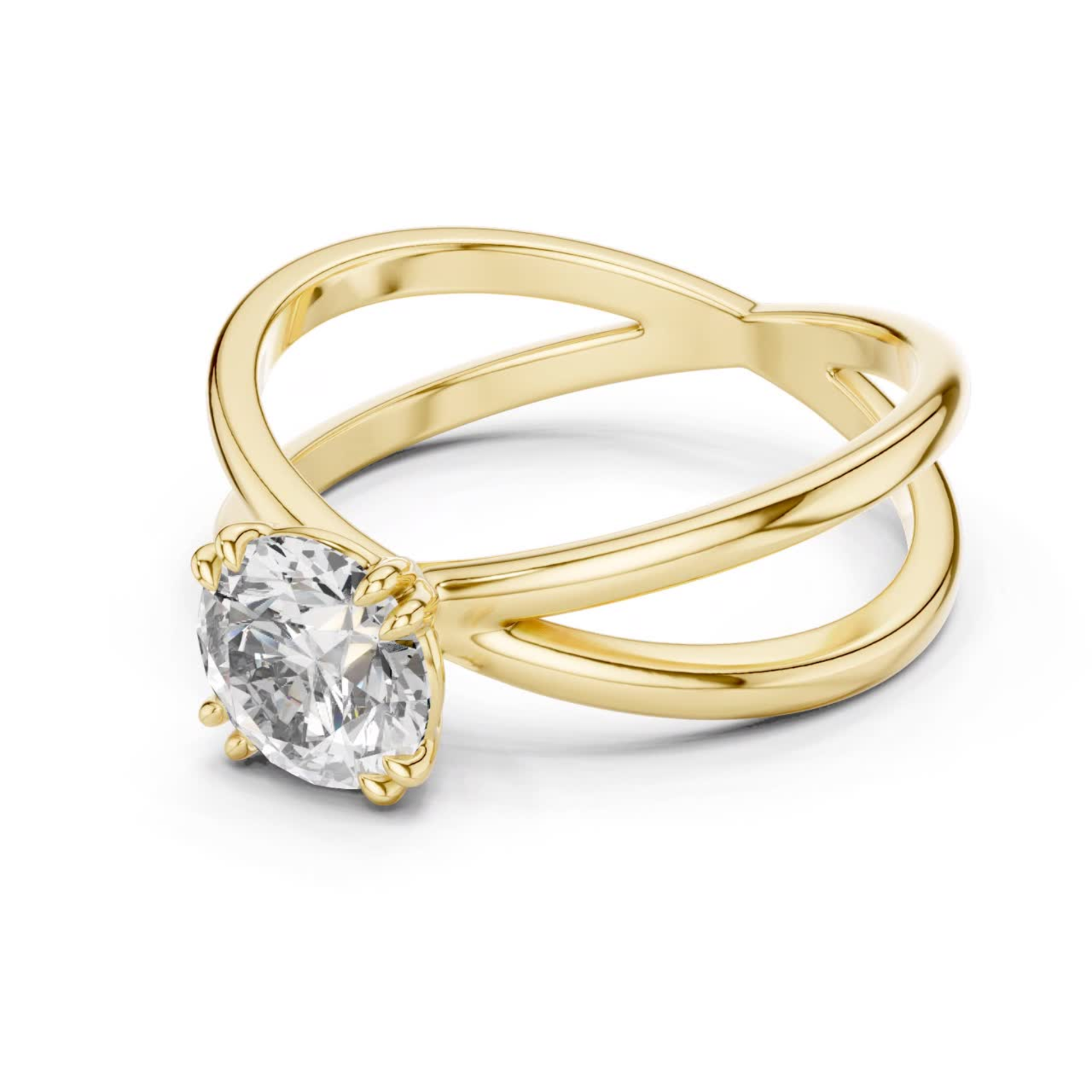 Yellow gold round cut split shank diamond ring angled view
Yellow gold round cut solitaire split shank ring
Polished yellow gold round cut diamond ring
Yellow gold crossover split shank diamond ring
Yellow gold six prong round cut diamond ring
Classic yellow gold split shank solitaire ring
Elegant yellow gold round cut engagement ring
Minimal yellow gold round cut diamond ring
Fine yellow gold solitaire split shank ring
Yellow gold round cut diamond engagement ring