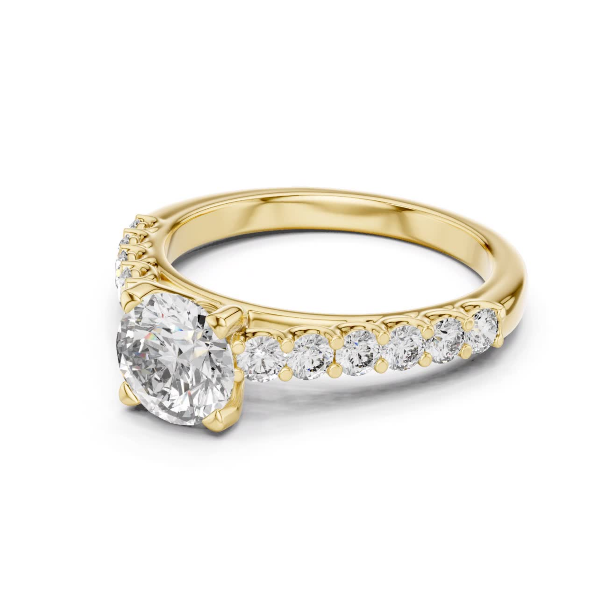 Yellow gold round diamond accent band ring design
Yellow gold round diamond ring angled front view
Round diamond accent band ring in yellow gold
Four prong round diamond accent band ring design
Yellow gold solitaire diamond accent band ring
Round brilliant diamond accent band gold ring
Yellow gold round diamond band ring side view
Round diamond accent ring with gold band design
Yellow gold round solitaire diamond band ring
Round diamond accent band ring front angle view