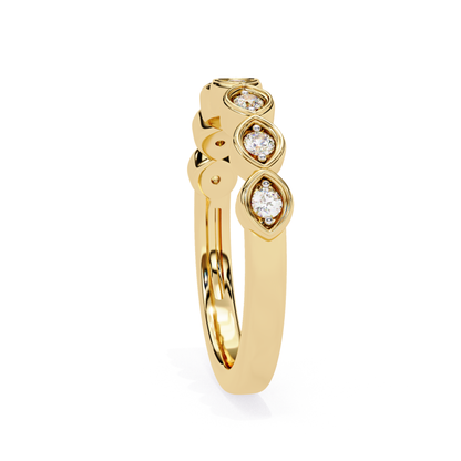 Side view yellow gold ring with round diamonds
Yellow gold band showing round bezel stones
Profile view gold ring with round diamonds
Yellow gold ring with round diamond row
Side angle gold band with round stones
Yellow gold round diamond bezel setting
Gold ring side profile with round diamonds
Yellow gold ring showing round stone detail
Round diamond bezel gold ring side view
Yellow gold band with round diamonds side view