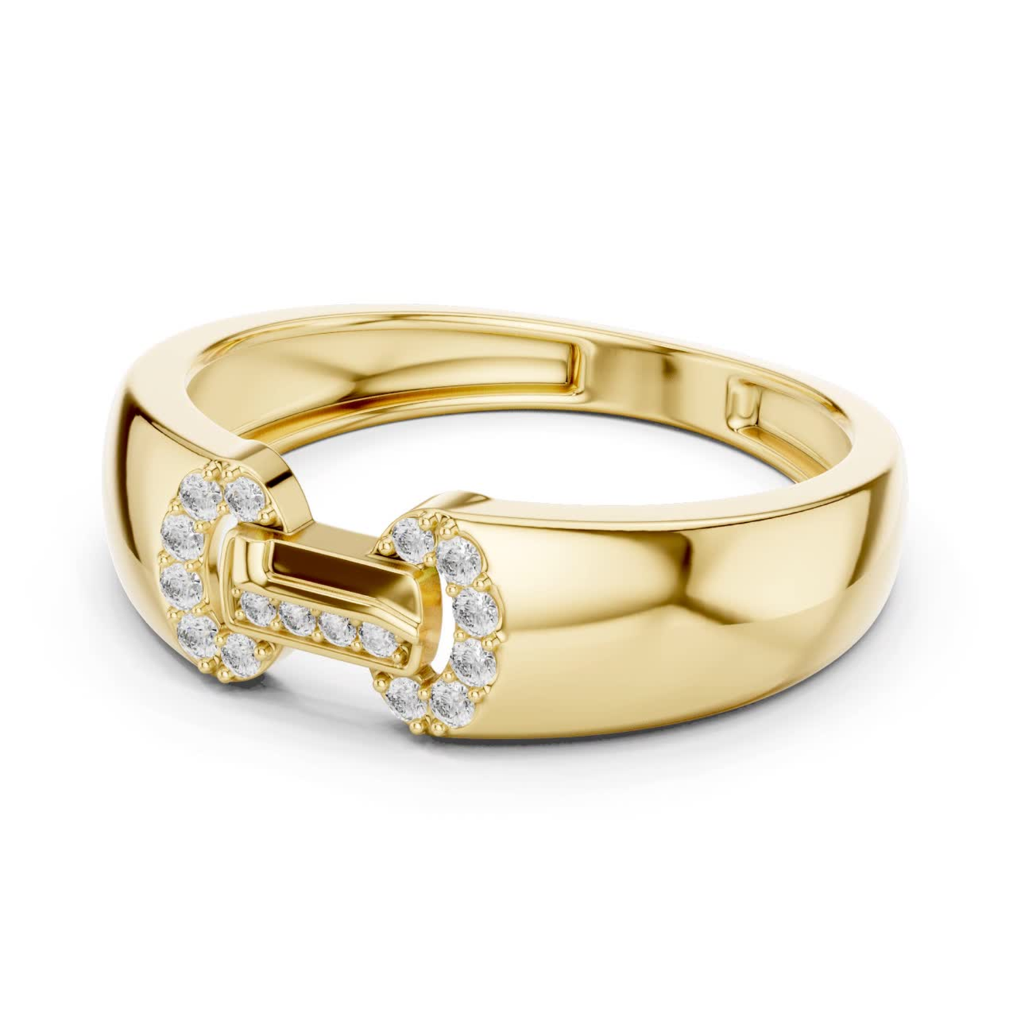 Side view yellow gold round diamond buckle band ring
Yellow gold diamond buckle ring angled side profile
Round diamond yellow gold buckle band ring side angle
Modern yellow gold diamond buckle ring side view
Polished yellow gold round diamond fashion band ring
Luxury yellow gold geometric diamond buckle ring
Sleek yellow gold round diamond wide band ring
Contemporary yellow gold diamond accented buckle ring
Elegant yellow gold round diamond statement band
Yellow gold designer buckle ring with round diamonds