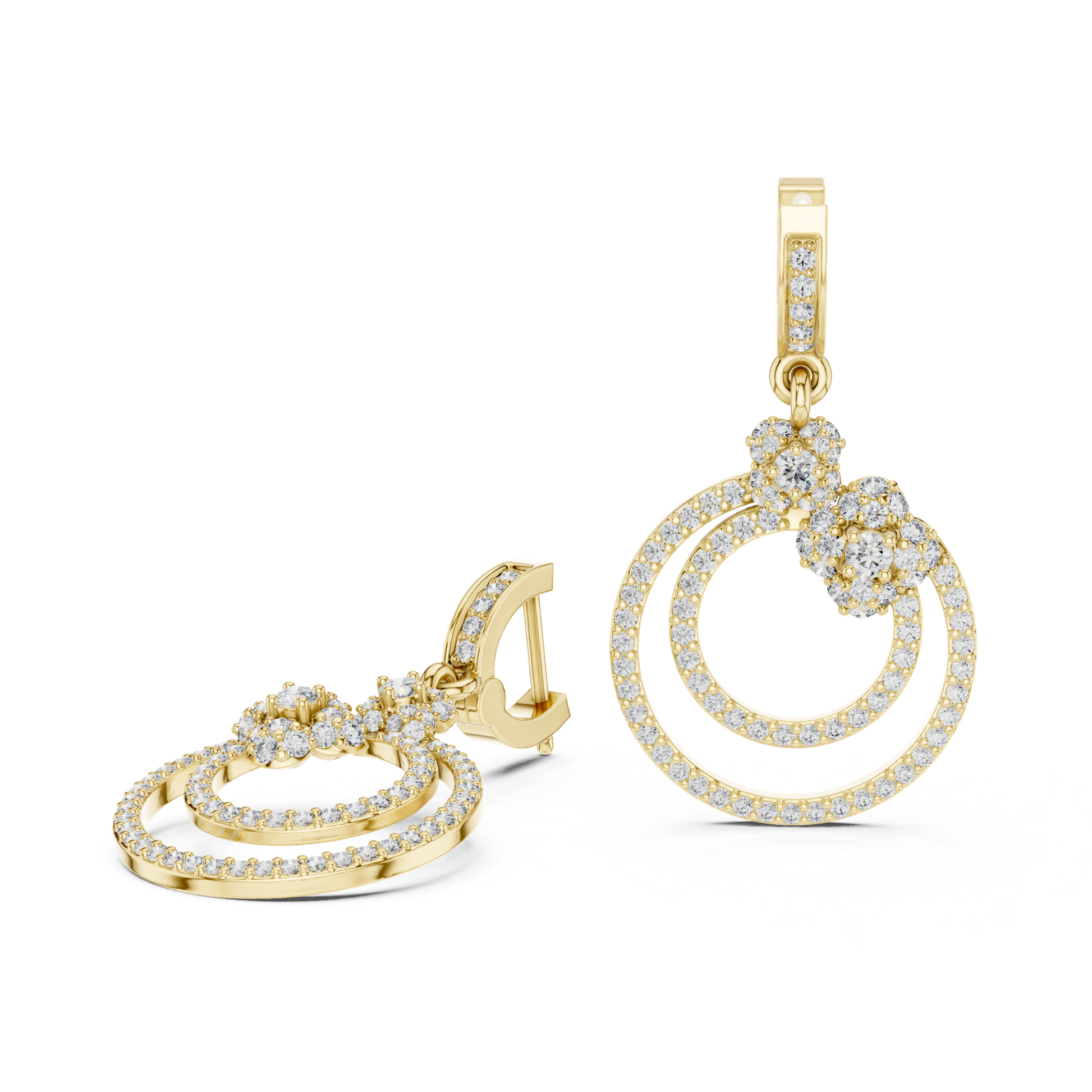Yellow Gold Round Diamond Floral Drop Earrings
Double Circle Round Diamond Dangle Earrings
Yellow Gold Open Circle Diamond Earrings
Round Diamond Pave Circle Drop Earrings
Yellow Gold Diamond Halo Dangle Earrings
Floral Cluster Round Diamond Earrings
Double Hoop Round Diamond Drop Earrings
Yellow Gold Pave Set Diamond Earrings
Round Diamond Geometric Drop Earrings
Yellow Gold Circle Frame Diamond Earrings