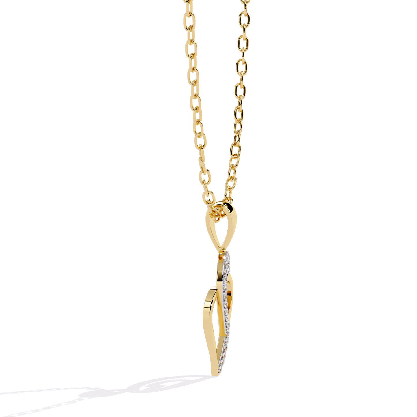Yellow gold double heart pendant side view
Round diamond double heart pendant profile
Yellow gold heart pendant side profile
Side view of double heart diamond pendant
Open heart pendant side angle
Yellow gold diamond heart pendant side
Modern double heart pendant profile
Elegant heart pendant side detail
Round diamond heart pendant side view
Yellow gold layered heart pendant profile