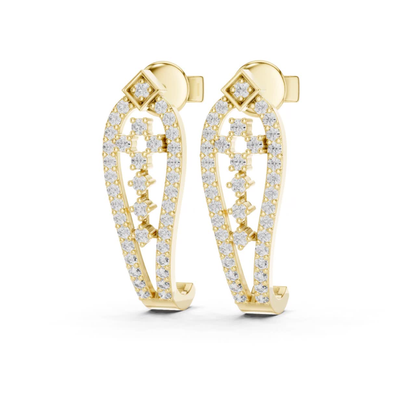Side View Yellow Gold Diamond Drop Earrings
Yellow Gold Diamond Drop Earrings Profile View
Gold Diamond Dangle Earrings Side Angle
Side Profile Diamond Drop Earrings in Gold
Yellow Gold Pave Diamond Drop Earrings
Gold Diamond Open Drop Earrings Side View
Elegant Diamond Drop Earrings Profile Shot
Yellow Gold Diamond Earrings Close Side View
Modern Gold Diamond Dangle Earrings Side View
Luxury Yellow Gold Diamond Drop Earrings Profile