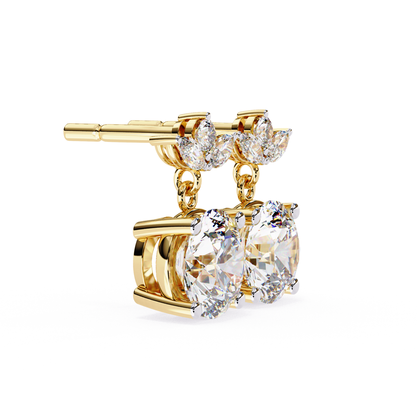 Yellow Gold Round Diamond Floral Drop Stud Earrings View
Round Diamond Floral Drop Earrings Side Angle Design
Yellow Gold Round Diamond Drop Stud Earrings Style
Floral Diamond Earrings With Round Drop Design
Yellow Gold Diamond Drop Earrings Side Profile View
Round Diamond Floral Stud Earrings Hanging Style
Yellow Gold Round Diamond Earrings Detailed Profile
Diamond Floral Drop Earrings Side Setting View
Yellow Gold Diamond Earrings Drop Design Style
Round Diamond Flower Earrings Side View Design