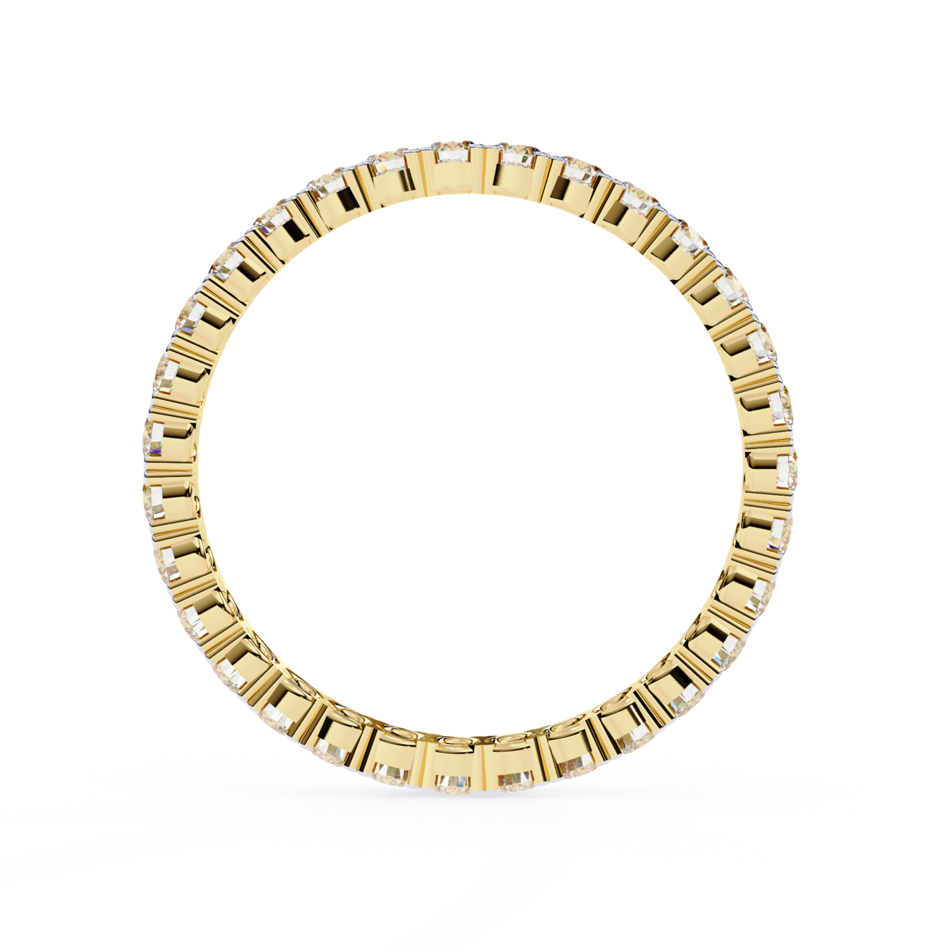 Yellow gold ring with round diamonds
Full circle ring with round diamond row
Top view yellow gold round diamond band
Round diamond set gold ring
Yellow gold band with round diamond line
Close view round diamond gold ring
Plain gold ring with round diamonds
Round diamond gold band top view
Yellow gold round diamond ring design
Gold full band with round diamonds
