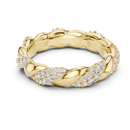 Yellow gold diamond leaf pattern eternity ring
Diamond leaf eternity band in yellow gold
Yellow gold curved leaf diamond band
Nature inspired diamond eternity ring
Yellow gold marquise leaf diamond ring
Diamond cluster leaf style wedding band
Yellow gold floral inspired diamond ring
Leaf motif diamond eternity band
Yellow gold elegant diamond leaf ring
Diamond accented leaf pattern band ring