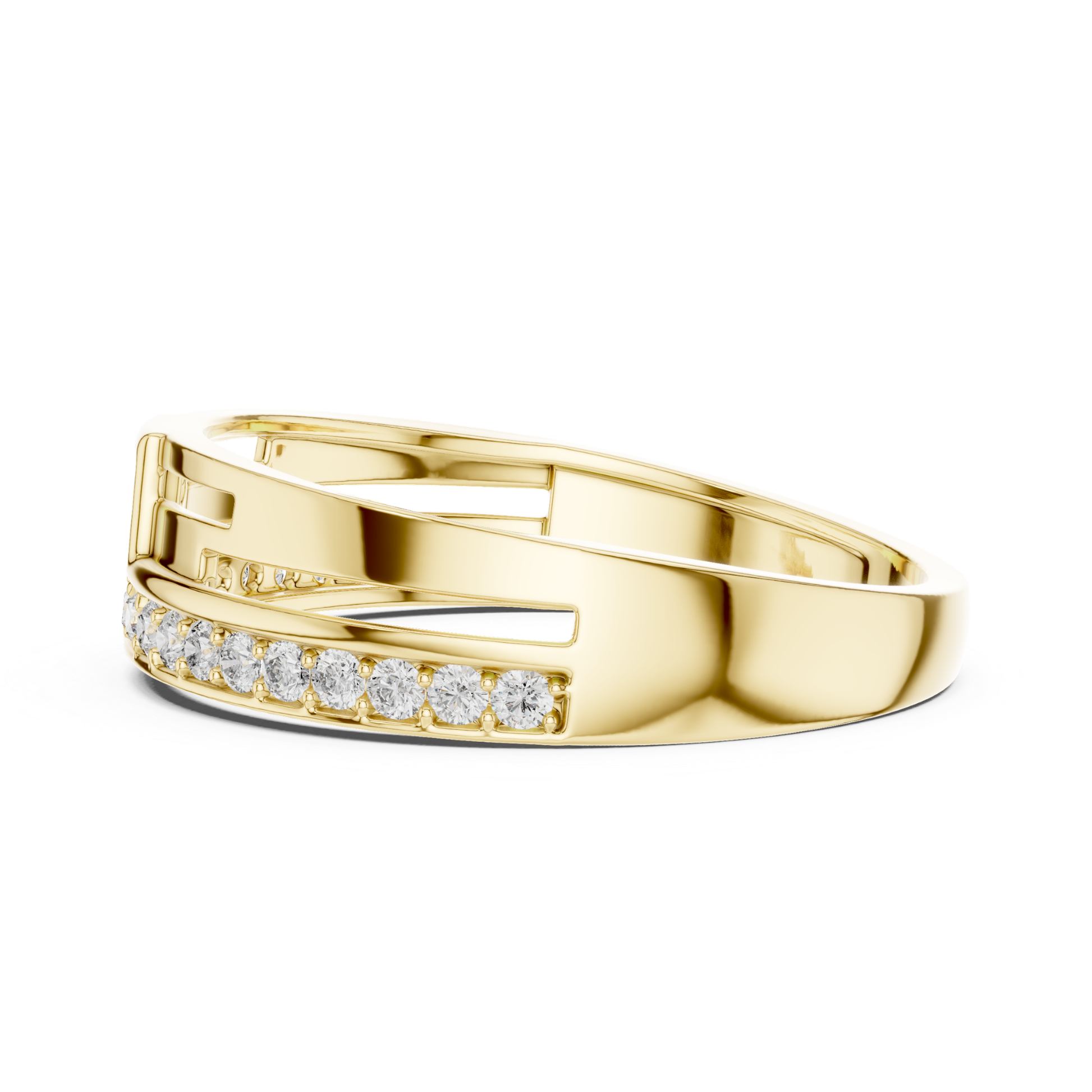 Yellow gold modern open ring band with round diamonds
Elegant yellow gold minimalist diamond band ring
Modern yellow gold geometric diamond fashion ring
Yellow gold sleek open style diamond ring
Luxury yellow gold round diamond band for women
Stylish yellow gold contemporary diamond ring design
Fine jewelry yellow gold open frame ring with diamonds
Unique yellow gold designer diamond band closeup
Handmade yellow gold modern diamond ring
Yellow gold sparkling round diamond open band ring