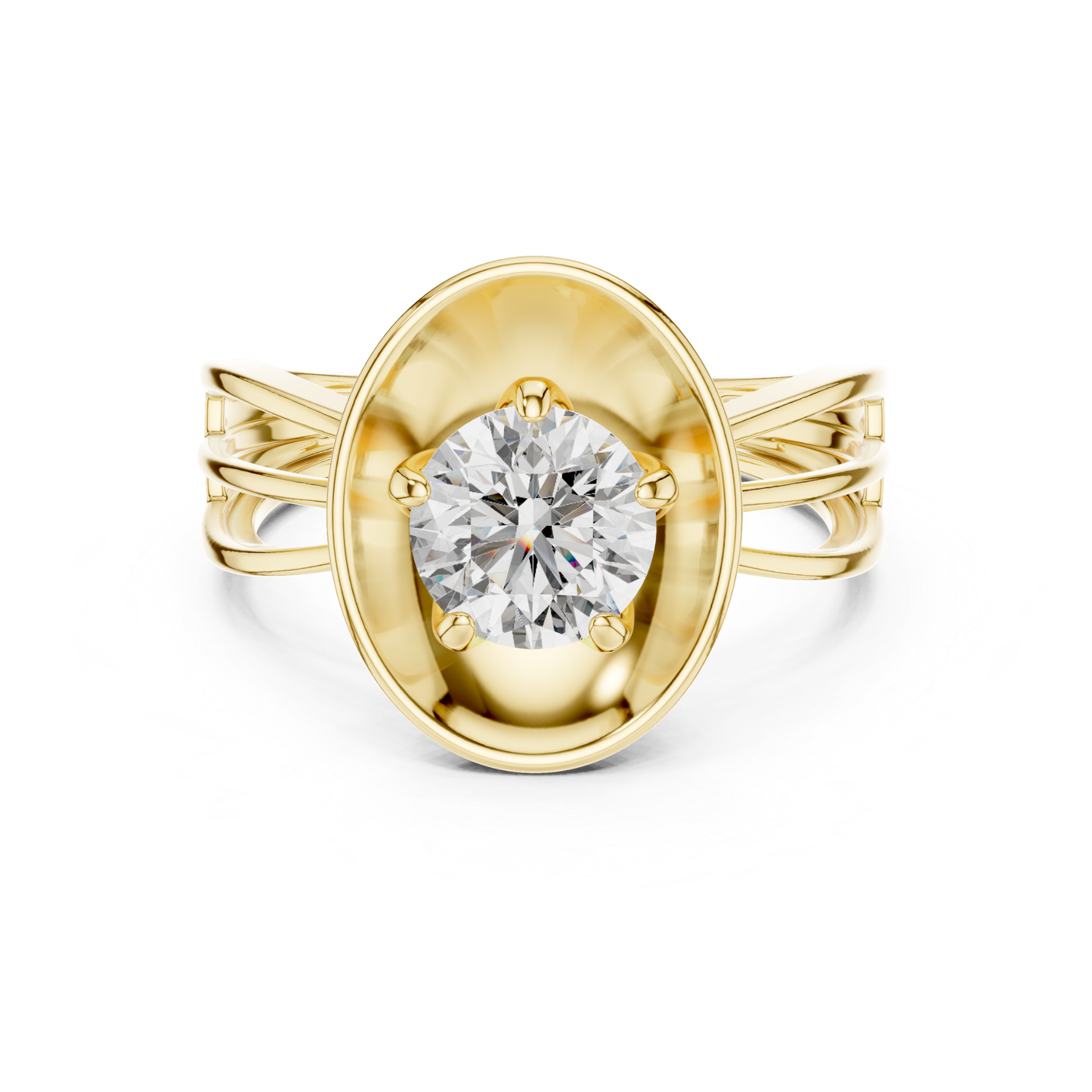 Yellow gold round diamond oval halo ring front view
Yellow gold oval frame round diamond ring design
Round diamond yellow gold oval statement ring
Yellow gold polished oval diamond ring front view
Split shank yellow gold round diamond ring design
Yellow gold oval bezel style diamond ring design
Modern yellow gold round diamond oval ring setting
Yellow gold solitaire diamond oval top ring design
Elegant yellow gold round diamond split band ring
Yellow gold oval centerpiece round diamond ring
