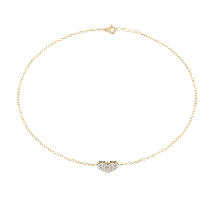 Yellow Gold Round Diamond Pave Heart Bracelet
Round Diamond Heart Chain Bracelet In Yellow Gold
Yellow Gold Bracelet With Round Diamond Heart
Pave Heart Bracelet Featuring Round Diamonds
Yellow Gold Round Diamond Heart Motif Bracelet
Delicate Round Diamond Heart Bracelet In Gold
Round Diamond Heart Center Chain Bracelet
Yellow Gold Chain Bracelet With Pave Heart Diamond
Minimal Round Diamond Heart Link Bracelet
Yellow Gold Pave Heart Bracelet With Round Diamonds