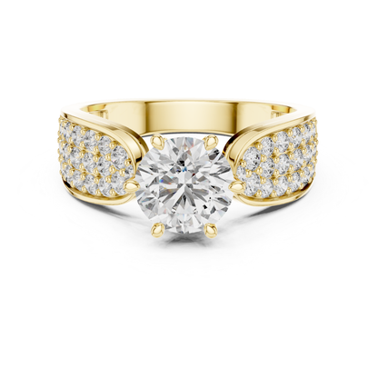 Yellow gold round diamond pave solitaire ring
Yellow gold wide pave band with round diamond
Round diamond yellow gold pave engagement ring
Yellow gold polished pave diamond band design
Six prong round diamond yellow gold pave ring
Yellow gold tapered pave diamond band design
Modern yellow gold round solitaire pave ring
Yellow gold round diamond wide band design
Elegant yellow gold pave set diamond ring
Yellow gold brilliant diamond pave band ring