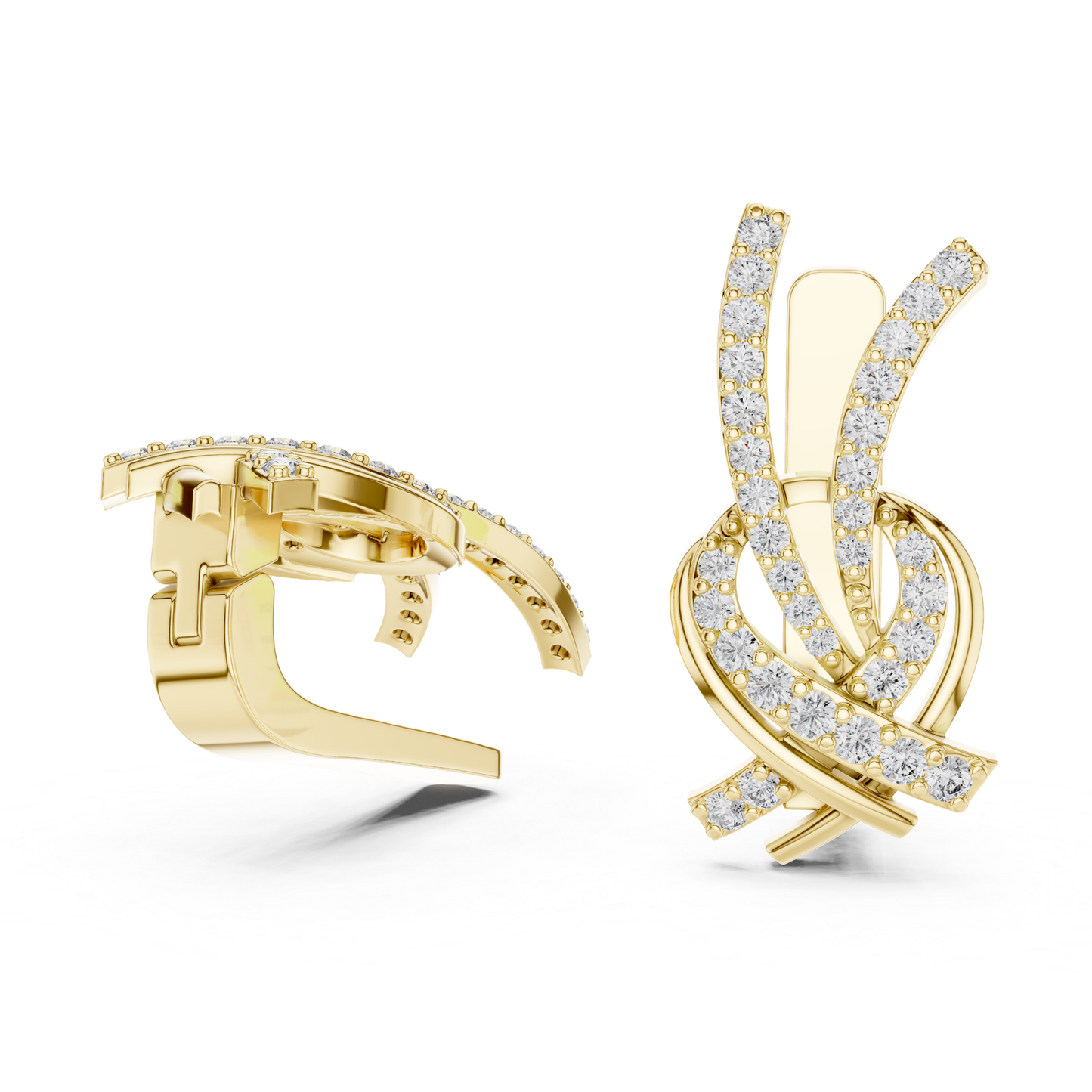 Yellow Gold Diamond Twist Drop Earrings Open View
Open View Gold Diamond Criss Cross Drop Earrings
Yellow Gold Pave Diamond Drop Earrings Open Angle
Modern Gold Diamond Drop Earrings Open View
Abstract Gold Diamond Twist Earrings Open View
Elegant Yellow Gold Diamond Drop Earrings Open Style
Twisted Gold Diamond Statement Earrings Open View
Luxury Gold Diamond Dangle Earrings Open Angle
Contemporary Gold Diamond Drop Earrings Open View
Yellow Gold Diamond Ribbon Drop Earrings Open Style