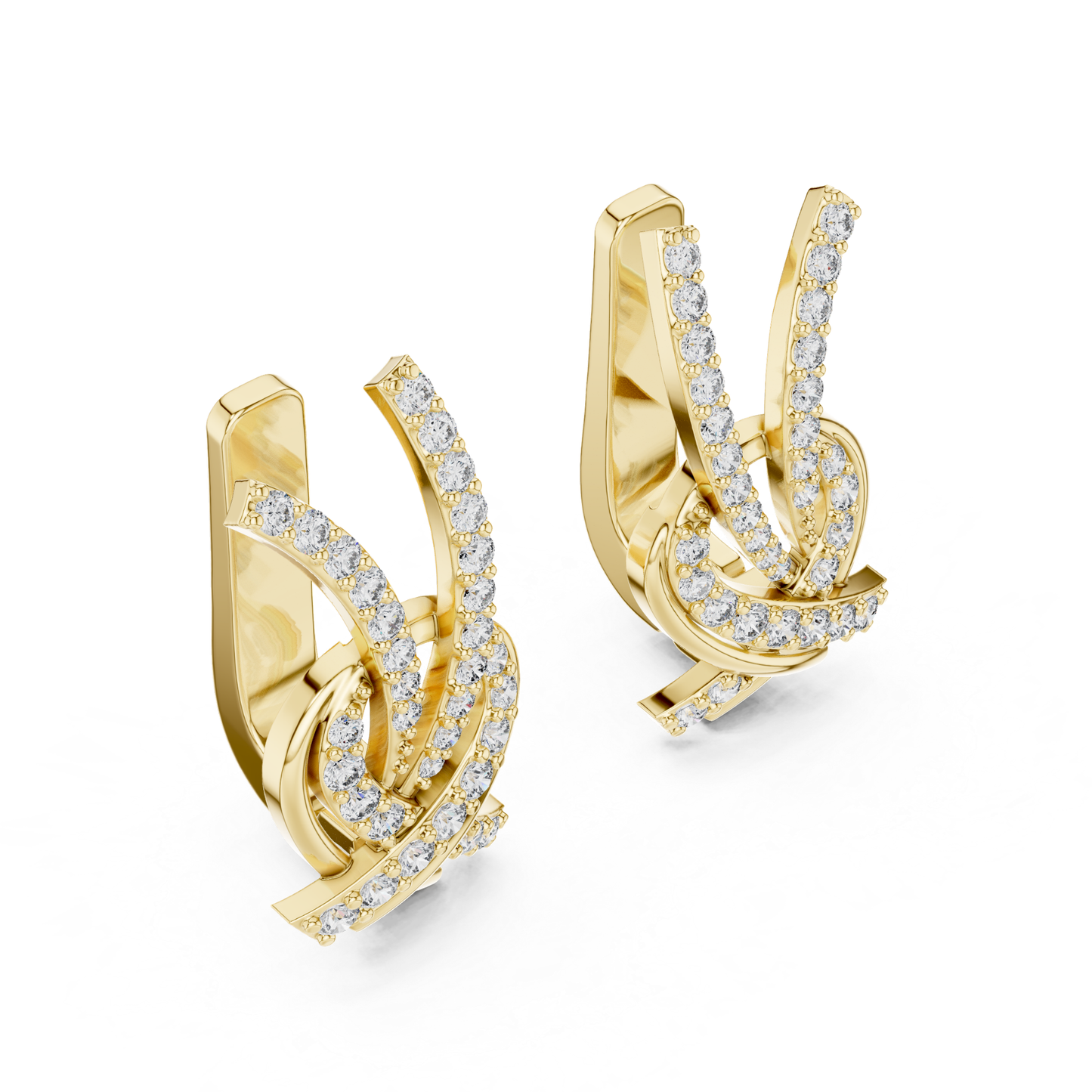 Yellow Gold Diamond Twist Drop Earrings Side View
Side View Gold Diamond Criss Cross Drop Earrings
Yellow Gold Pave Diamond Drop Earrings Side Angle
Modern Gold Diamond Drop Earrings Side View
Abstract Gold Diamond Twist Earrings Side View
Elegant Yellow Gold Diamond Drop Earrings Angle View
Twisted Gold Diamond Statement Earrings Side View
Luxury Gold Diamond Dangle Earrings Side Profile
Contemporary Gold Diamond Drop Earrings Side View
Yellow Gold Diamond Ribbon Drop Earrings Side Angle