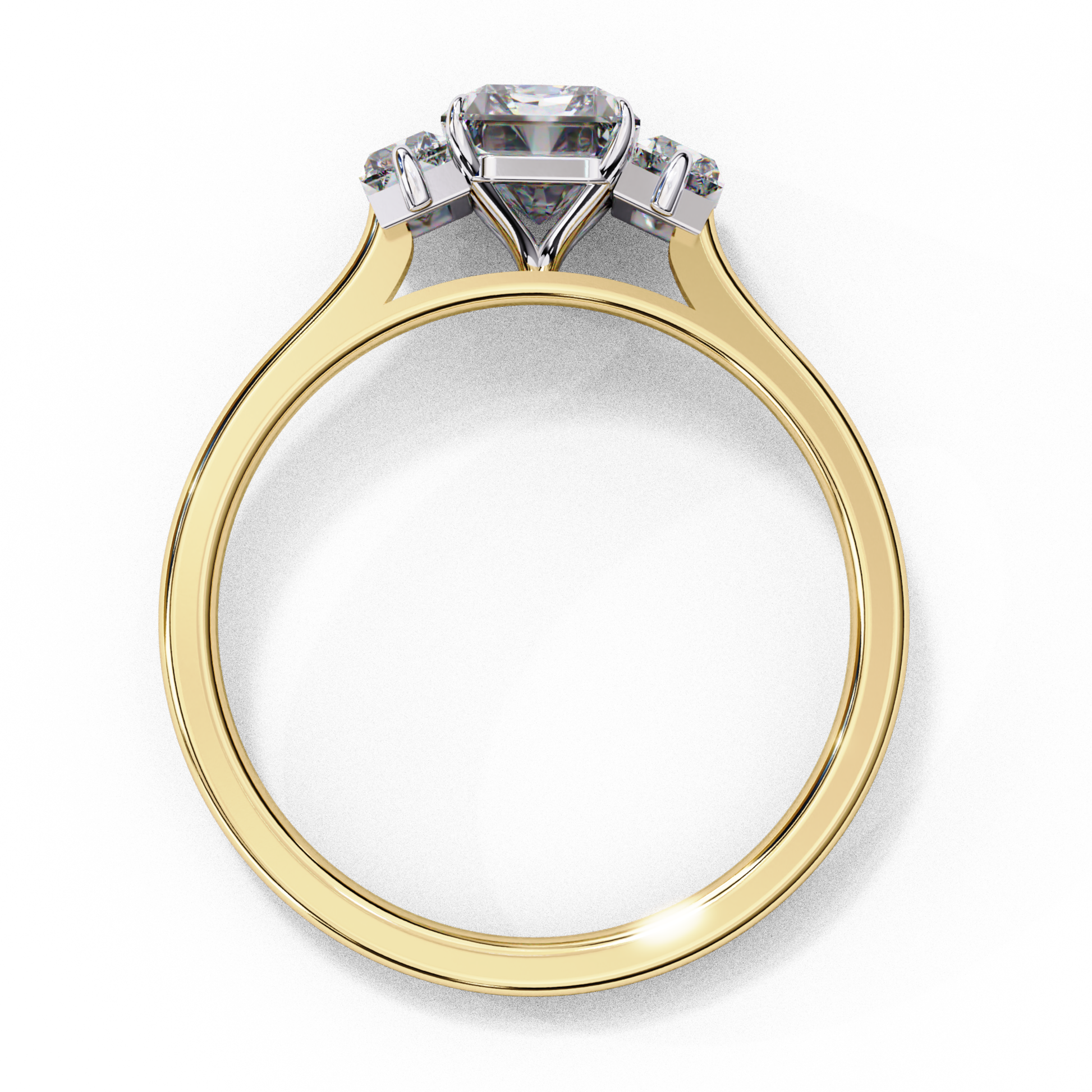 Yellow gold band with three diamonds
Three diamonds in yellow gold setting
Yellow gold ring featuring three diamonds
Three stone diamond ring in yellow gold
Close up of yellow gold ring with diamonds
Elegant three diamond ring in yellow gold
Side view of yellow gold ring with three stones
Yellow gold band with three diamond stones
Three diamonds set in yellow gold band
Top view of yellow gold three diamond ring