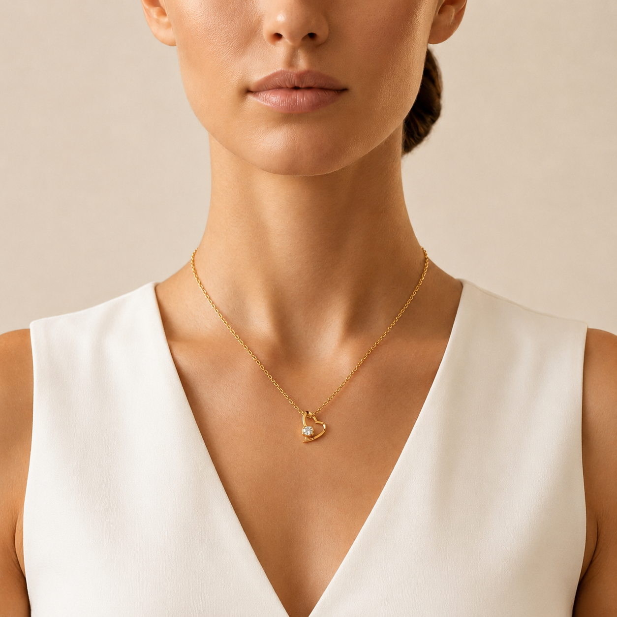 Ovaler Diamantanhänger | Edler Schmuck aus 18 Karat Gold