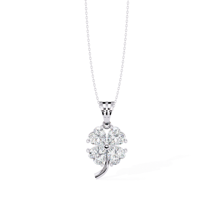 White gold diamond clover pendant necklace
Four leaf clover pendant with round diamonds
White gold lucky clover diamond pendant
Sparkling diamond clover necklace in white gold
Elegant white gold four leaf diamond pendant
Round diamond clover pendant with white gold
Fine white gold clover diamond necklace
Luxury diamond lucky clover pendant
White gold floral diamond pendant necklace
Brilliant diamond clover pendant in white gold