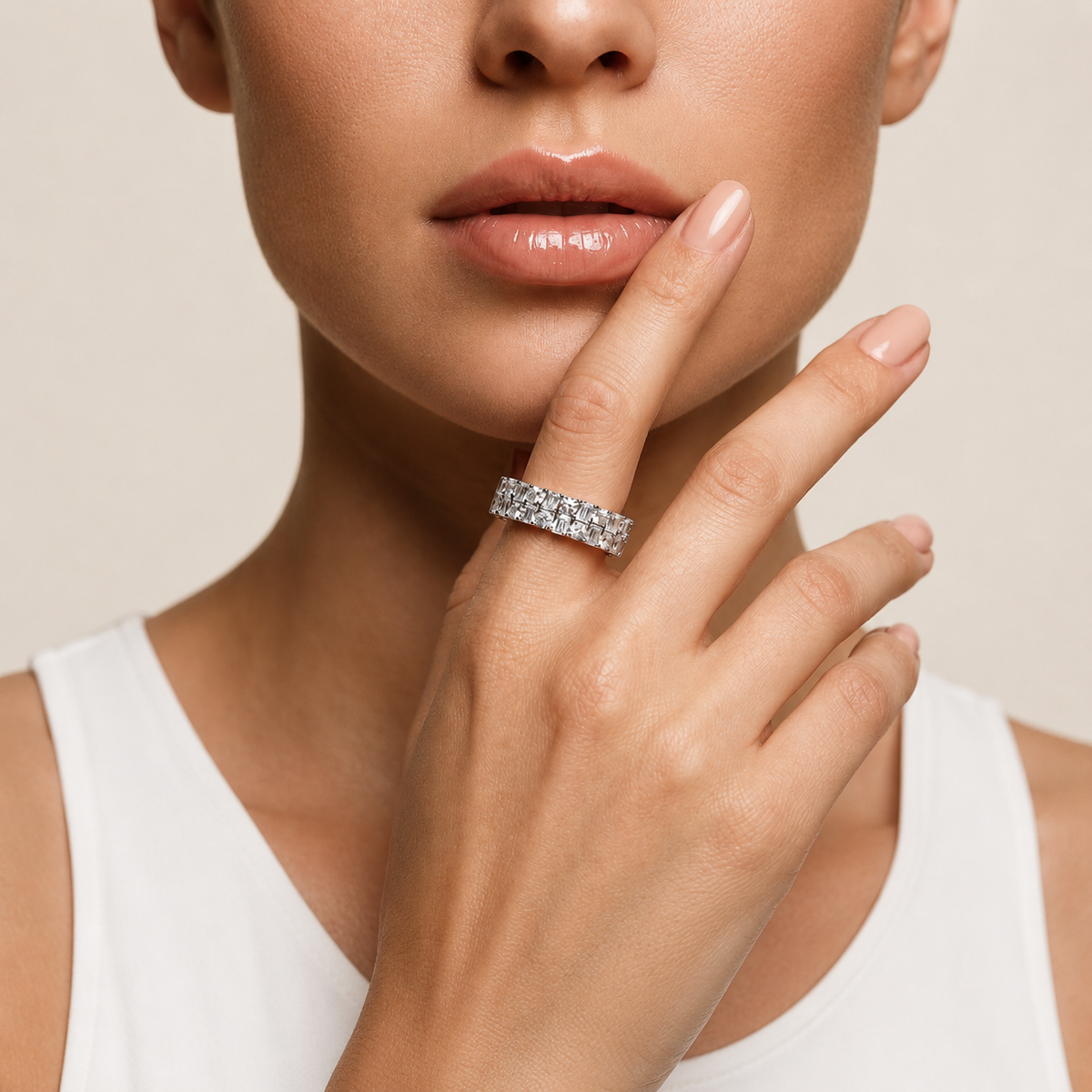 Diamant Ring aus Gold | 18K Edelstein Brillanz
