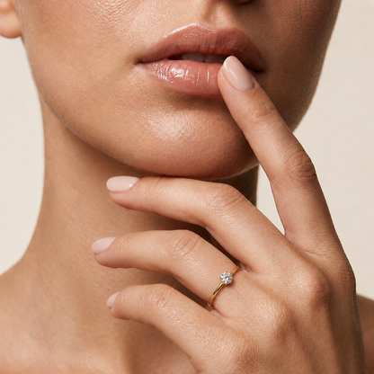 Klassischer runder Diamant-Solitärring | The One & Only Forever