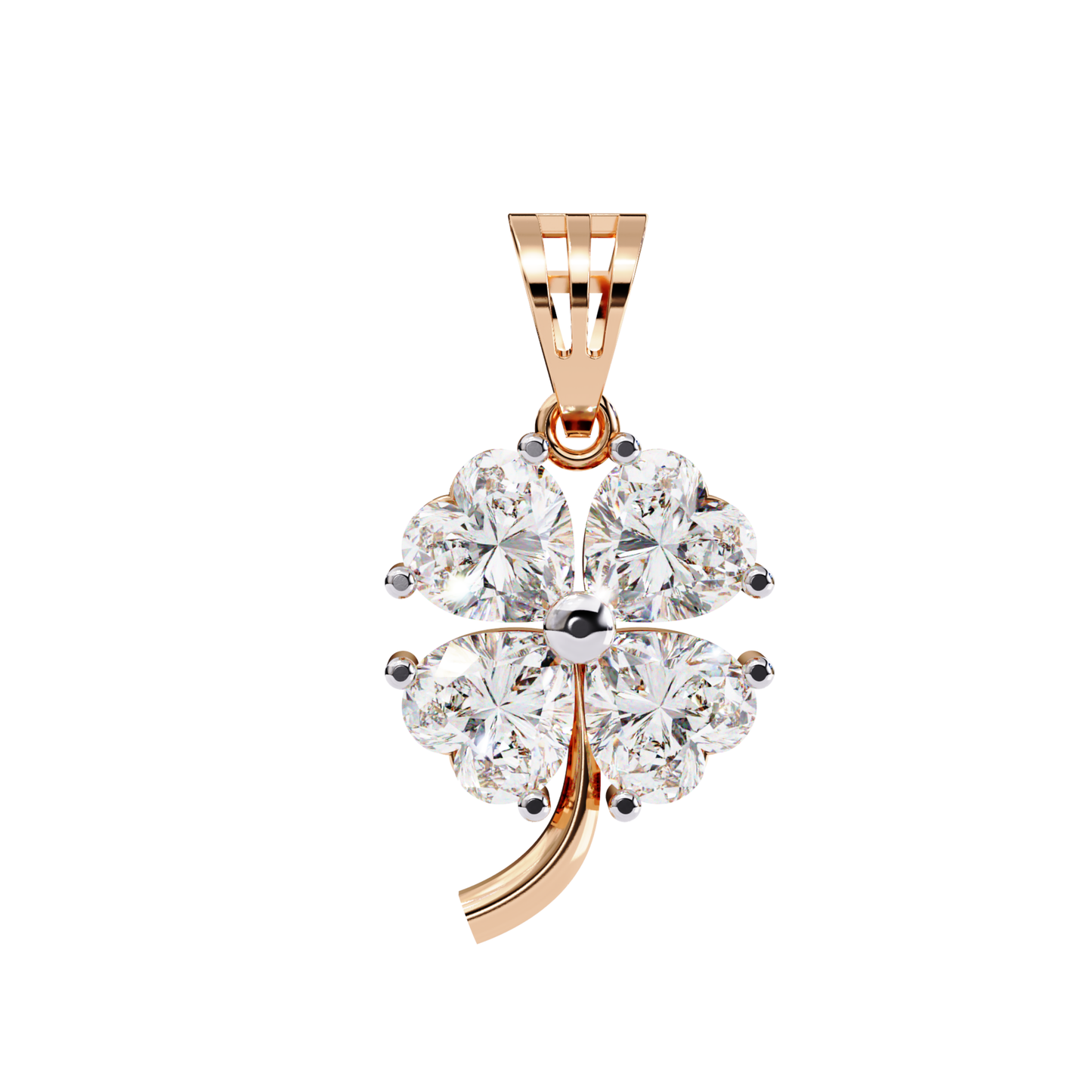 Rose gold four leaf clover pendant with round brilliant diamonds
Elegant diamond clover pendant crafted in rose gold
Four leaf clover pendant featuring sparkling round diamonds
Rose gold diamond pendant with floral clover design
Fine diamond clover pendant with brilliant round stones
Stylish rose gold lucky clover diamond pendant
Diamond flower pendant with polished rose gold finish
Luxury four leaf clover pendant with round diamonds
Classic diamond clover pendant for everyday elegance
Beautiful rose gold c